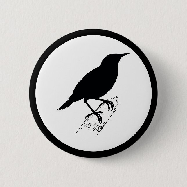 Meadow Lark 6 Cm Round Badge (Front)