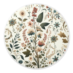 Meadow Melody Ceramic Knob