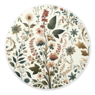 Meadow Melody Ceramic Knob