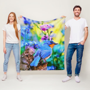 Meadow Melody Fleece Blanket