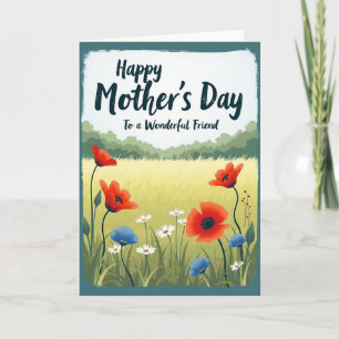 Meadow Mothers Day Friend Card