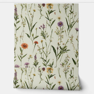 Meadow of flowers wallpaper