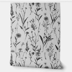 Meadow of flowers wallpaper