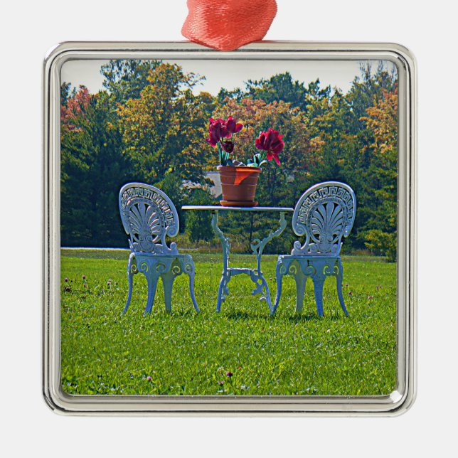 Meadow of Love Metal Tree Decoration (Front)