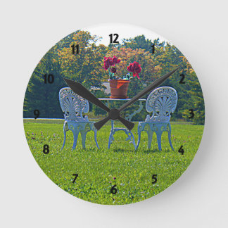 Meadow of Love Round Clock