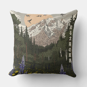 Meadow Of the Rising Sun Cushion