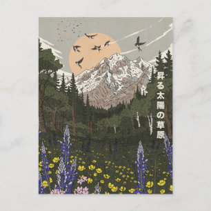 Meadow Of the Rising Sun Holiday Postcard