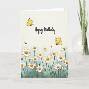 Meadow Serenity Birthday Card