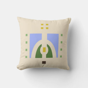 Meadow Stencil Design Cushion