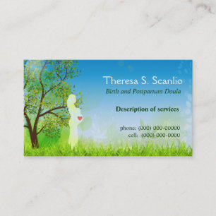 Meadow Walk Doula Midwife Business Card