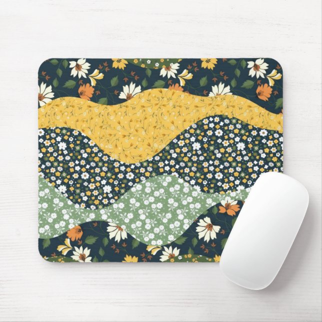 Meadow Waves Mouse Pad (With Mouse)