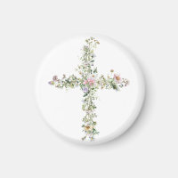 Meadow wildflower cross Religious Christian