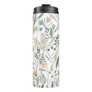 Meadow Wildflowers: Watercolor Charm. Thermal Tumbler
