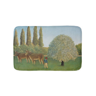Meadowland (The Pasture), Henri Rousseau,  1910 Bath Mat