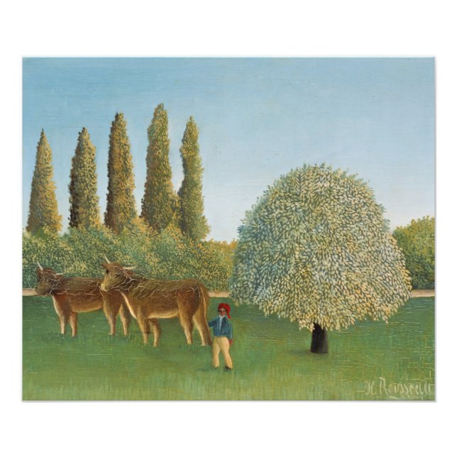 Meadowland (The Pasture), Henri Rousseau,  1910 Photo Print (Front)