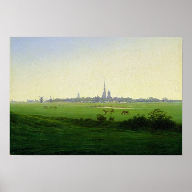 Meadows near Greifswald Poster (Front)