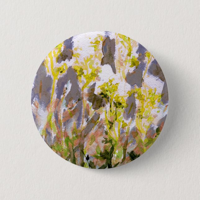 Meadowsweet 6 Cm Round Badge (Front)