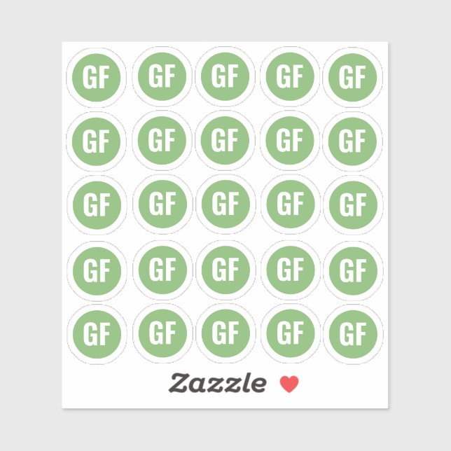 Meal Choice Gluten Free Sticker (Sheet)