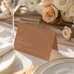 Meal Choice Place Card Boho Wedding Guest Place