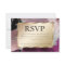 Meal Choice RSVP | Gold Metallic Cassis Texture In