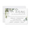 MEAL CHOICE Simple Elegant Eucalyptus Wedding RSVP