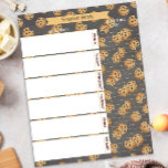 Meal Planner & Grocery List Notepad | Chocolate Ch<br><div class="desc">Stay organised in the sweetest way with this chocolate chip cookie-themed meal planner and shopping list notepad! Featuring playful cookie illustrations and an easy-to-use format, this double-duty notepad helps you plan weekly meals and jot down grocery needs in one spot. Perfect for busy parents, cookie lovers, or anyone who wants...</div>