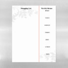 Meal Planner with Shopping List Magnetic Dry Erase