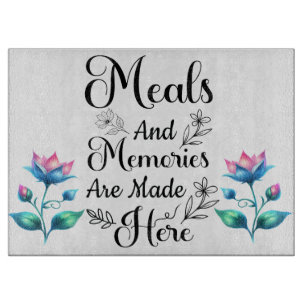Meals And Memories Cutting Board