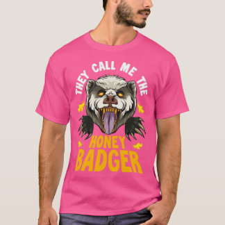 Mean Angry Snarling Honey Badger T-Shirt