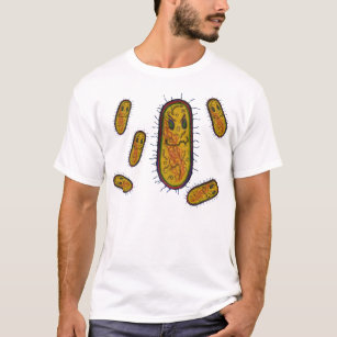 Mean Bacteria Cartoon Character T-Shirt