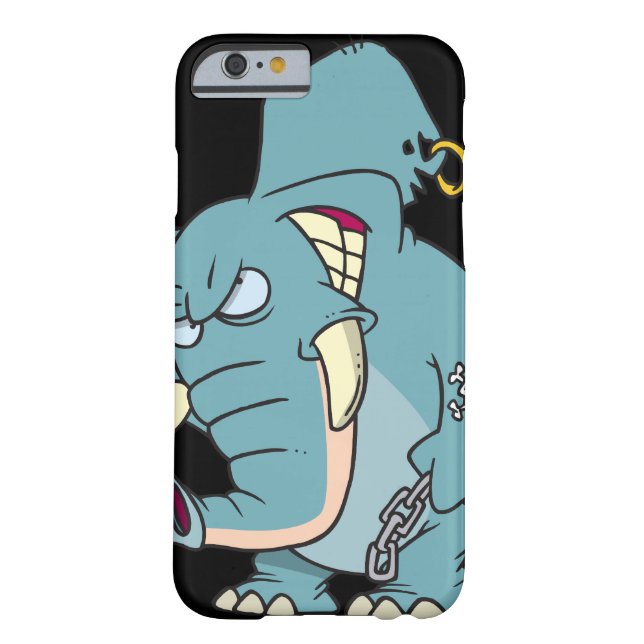 mean badass elephant cartoon Case-Mate iPhone case (Back)