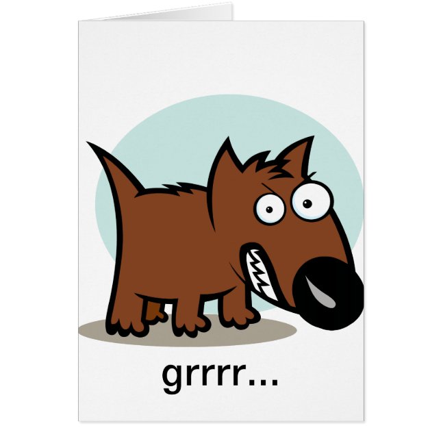 Mean Dog Growling (Front)
