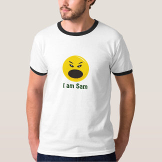 mean smile, I am Sam (customise) T-Shirt