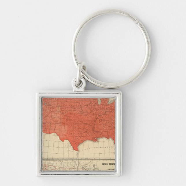Mean temperature key ring (Front)