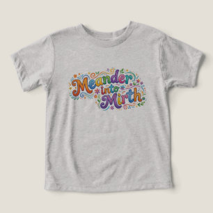 Meander into Mirth – Joyful Snake T-Shirt Design