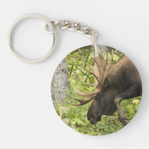 Meandering Moose Key Ring