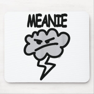 Meanie Cloud Lightning Funny Mouse Pad