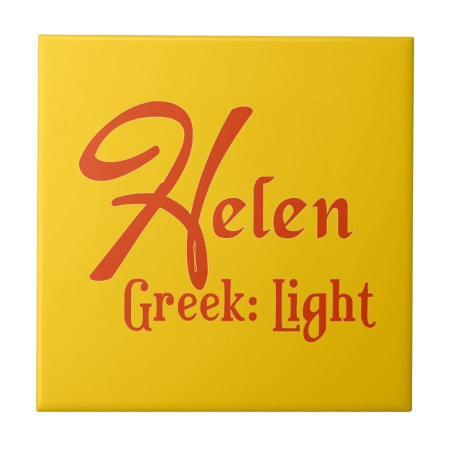 Meaning of Helen Tile (Front)