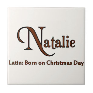 Meaning of Natalie Tile