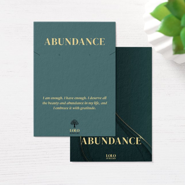 Meaningful Earring & Necklace Jewellery Display Ca (Desk)