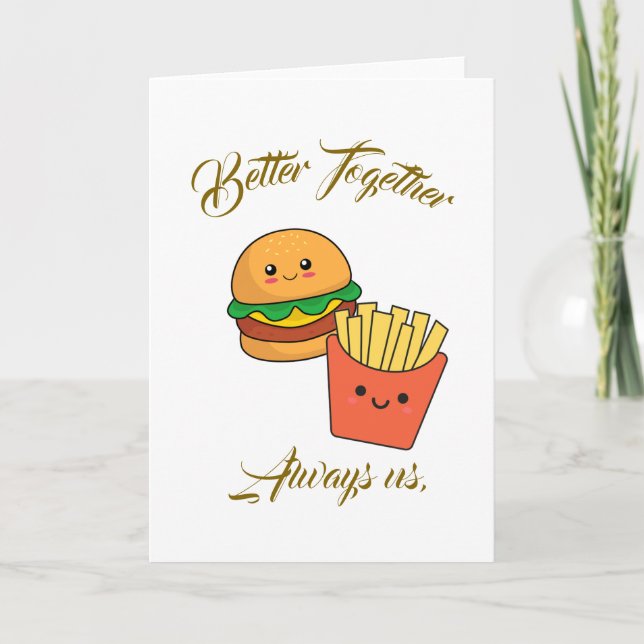 Meaningful Gift  – Elegant Love Card (Front)