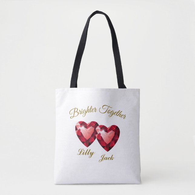 Meaningful Gift  – Elegant Love Tote Bag (Front)