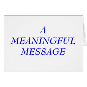 MEANINGFUL MESSAGE: TERMINAL ILLNESS 7