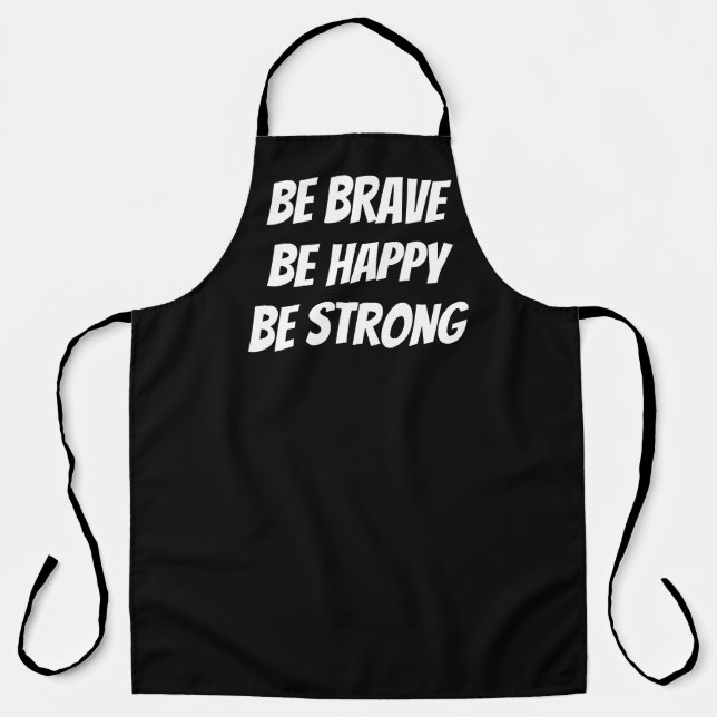 Meaningful Motivational Quote Design Apron (Front)
