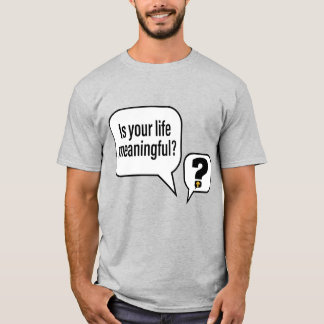 Meaningful Question -- Grey T-Shirt