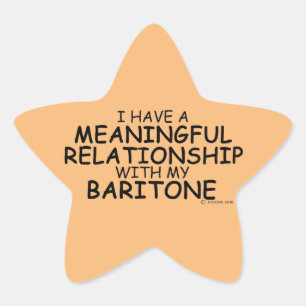 Meaningful Relationship Baritone Star Sticker