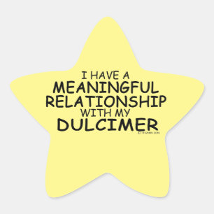 Meaningful Relationship Dulcimer Star Sticker