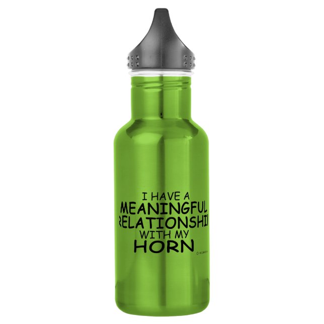 Meaningful Relationship Horn 532 Ml Water Bottle (Left)