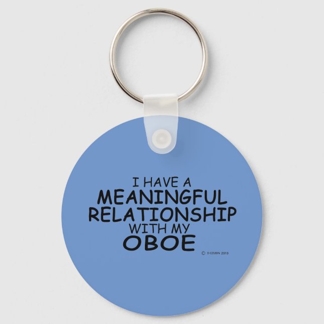 Meaningful Relationship Oboe Key Ring (Front)