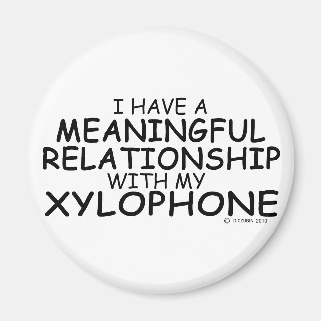 Meaningful Relationship Xylophone Magnet (Front)